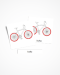 Karty Naukowe Montessori Budowa roweru