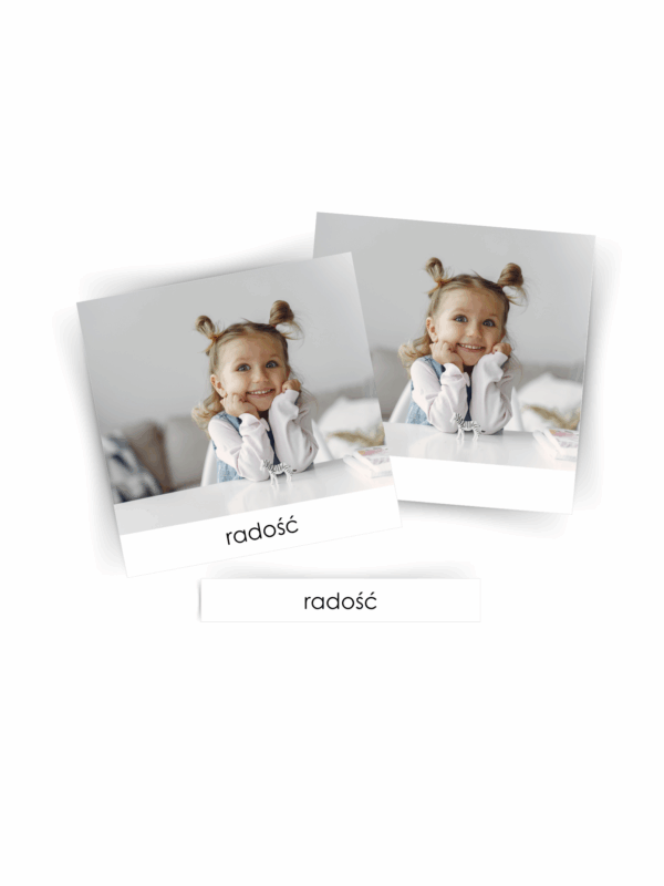 KARTY TRÓJDZIELNE MONTESSORI EMOCJE