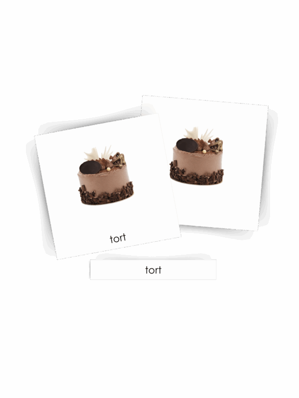 KARTY TRÓJDZIELNE MONTESSORI WYPIEKI W PIEKARNI